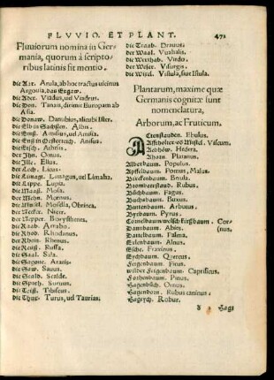 Arborum, ac Fruticum.