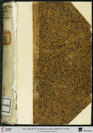 Thomae Bartholini De Unicornu Observationes Novae