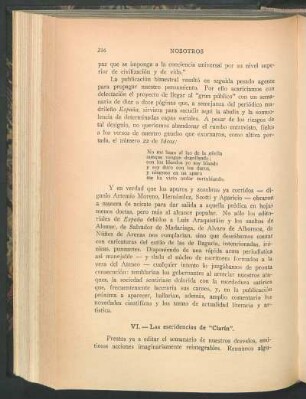 VI. - Las estridencias de "Clarín"