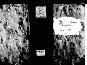 Brunnadern, Bonndorf im Schwarzwald WT; Katholische Gemeinde: Standesbuch 1810-1869