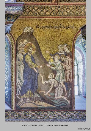Mosaikprogramm : Christusszenen im nördlichen Seitenschiff