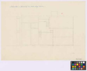 Quolsdorf ([Land]Kreis Rothenburg): Bauernhaus. [Haupthaus] (Grundriss des Obergeschosses)