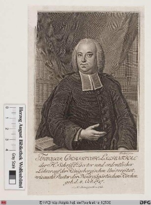 Bildnis Theodor Christoph Lilienthal