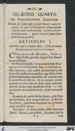 Quaestio Quarta.