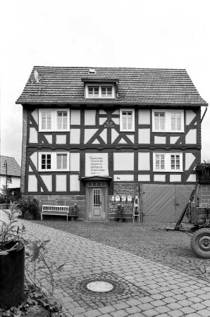 Wohnhaus (Wohnhaus, Fachwerk); Burgwald, Bergstraße 6b