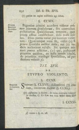 Tit. XVII. De Stupro Violento