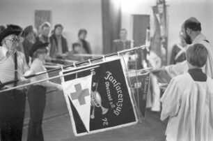 Fanfarenzug Oberreut. Fahnenweihe in der St. Thomaskirche
