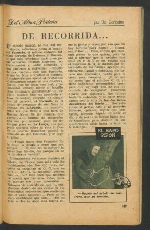 De recorrida ... : Del alma porteña