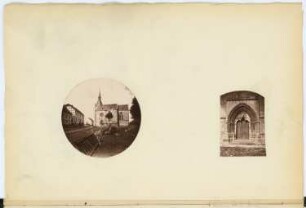 St. Nicolaikapelle, Obermarsberg: Ansicht, Ansicht Portal (aus: Skizzen- und Fotoalbum 2)