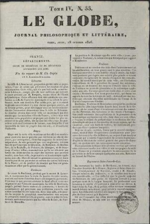 1826, 33: Heft