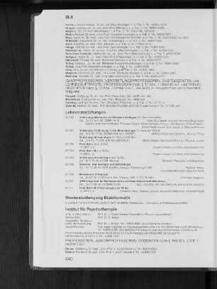 Masterstudiengang Bioinformatik