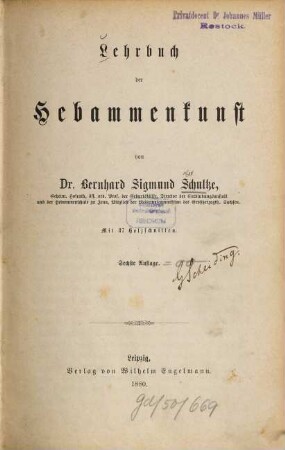 Lehrbuch der Hebammenkunst
