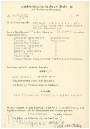 Brändle, Karl