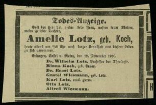 Lotz, Amelie