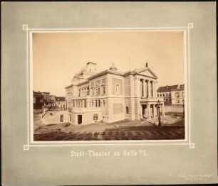 Stadttheater, Halle/Saale: Ansicht