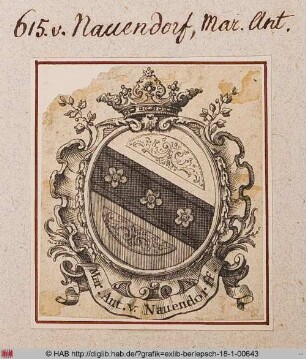 Wappen des Mar. Anton von Nauendorf