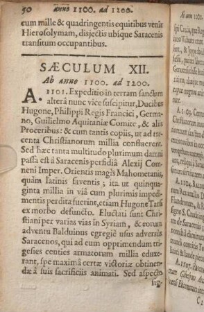 Saeculum XII. Ab anno 1100. ad 1200.
