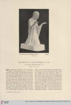 Br. Reinhold Teutenberg, O.S.B.