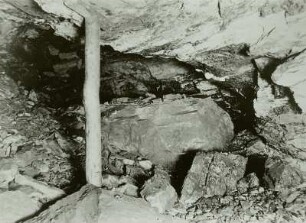 Abbau, Ausgekohlt, Steinkohle, Freital-Burgk, 1893