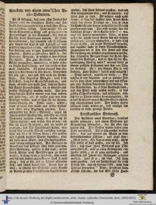 Anecdote von einem preußischen Accis-Bedienten.