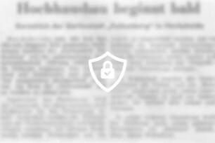 Hochhausbau beginnt bald