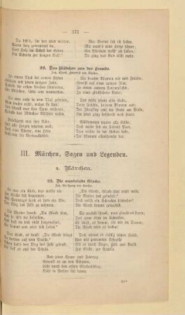 III. Märchen, Sagen und Legenden