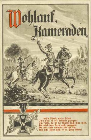 Wohlauf, Kameraden, auf's Pferd, auf's Pferd [...]
