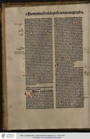 Dominica secunda post octavas epyphanie, sermo primus super evangelio.