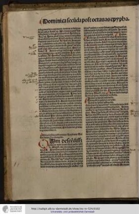 Dominica secunda post octavas epyphanie, sermo primus super evangelio.