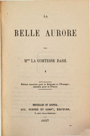 La belle Aurore, 4