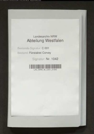 Versetzte Zehnten der von Amelunxen zu Amelunxen, Wehrden und vor Höxter