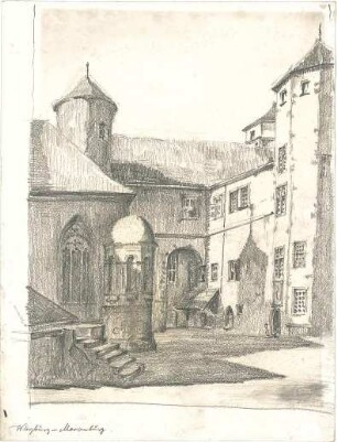 ohne Verfasserangabe; Würzburg (Bayern); Marienburg - Perspektive