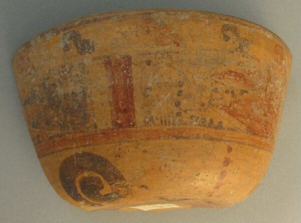 Vase en terre cuite (fragment)