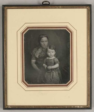 Bruno Stelzner mit seiner Kinderfrau Anna