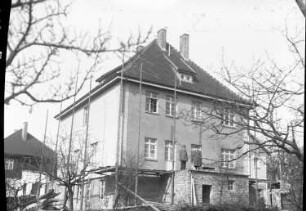 Wernigerode. Wohnhaus der Familie Knochenhauer. Gartenansicht