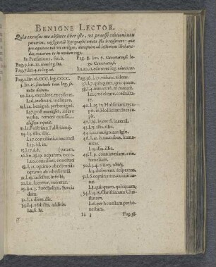 Benigne Lector.