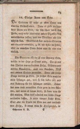 12. Einige Arten von Erde
