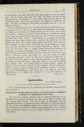 Schattenbilder : (Nachtrag zu dem Artikel Schattenbilder im 3. und 4. Heft)