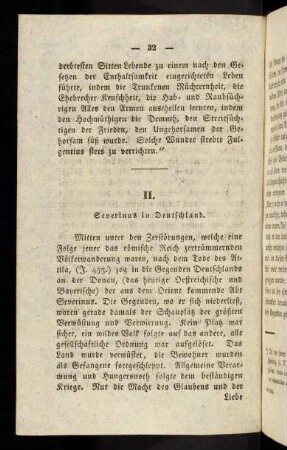 32, II. Severinus in Deutschland.