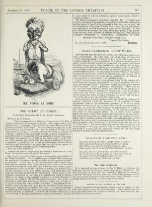 Mr. Punch at home