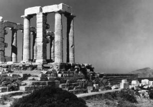 Poseidon Tempel, Kap Sounion, Griechenland, aus der Serie 'Die Welt des Tabaks'
