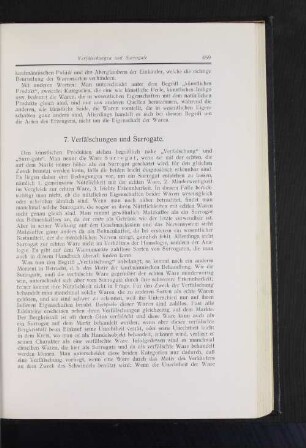 7. Verfälschungen und Surrogate.