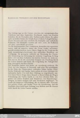 Kurdische Nomaden auf dem Kriegspfade