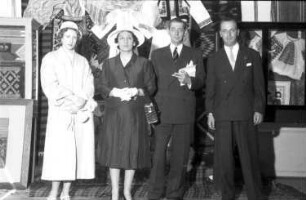 Freiburg: Europäischer Hof; Prinz Nicolaus und Prinzessin Joana sowie Prinz Franz v. Hohenzollern-Sigmaringen und Prinz.