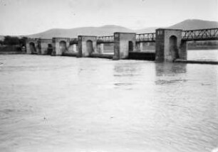 Hochwasser Wehr Wieblingen, Unterwasser
