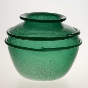 Grüne "pulegoso"-Vase