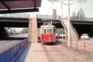 Hamburg: Berliner Tor: Straßenbahn