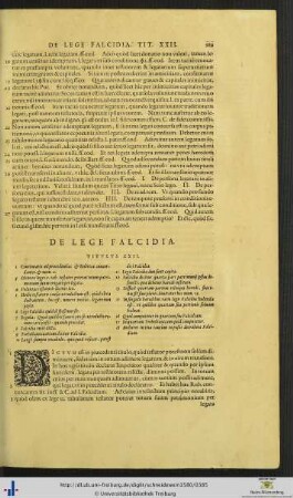 Titulus XXII. De Lege Falcidia.