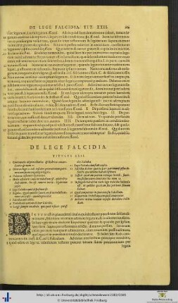 Titulus XXII. De Lege Falcidia.