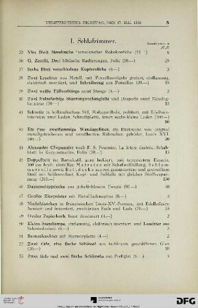 I. Schlafzimmer (Nr. 35-75)